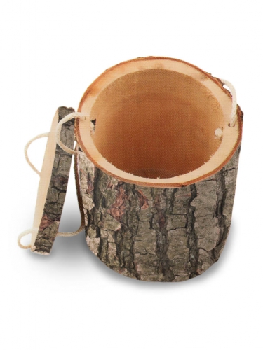 Urne boomstam - Elsen hout - 4L